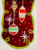 Mistletoe and Shiny Ornaments Christmas Holiday Dining Table Runner 76 Inches