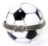 World Cup Soccer Goal Ball Hinged Trinket Box