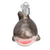 Old World Christtmas Great White Shark Holiday Ornament Glass