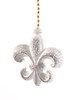 Fleur de lis Ceiling Fan Light Dimensional Pull Resin