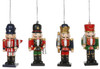 Regal Holiday Nutcrackers Christmas Ornaments Set of 4 Resin