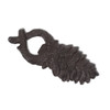 Pinecone Bottle Opener Handheld Brown Cast Iron