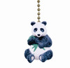 Panda Bear Eating Bamboo Ceiling Fan Light Dimensional Pull