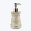 French Country Kitchen or Bath Soap or Lotion Pump Embossed Ceramic