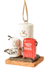 Smores Sending Letters to Santa Christmas Holiday Ornament