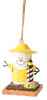 Smores in Yellow Raincoat with Lighthouse Christmas Holiday Ornament