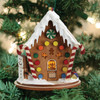 Hansel and Gretyl Style Gingerbread House Christmas Holiday Ornament Wood