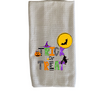 Halloween Trick or Treat Witchy Fun Microfiber Waffle Weave Kitchen Dish Towel