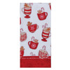 Gingerbread Hot Cocoa and Candy Canes Winter Dual Purpose Kitchen Terry Towel