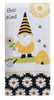 Bee Kind Save the Gnomes Black and Yellow Dual Purpose Kitchen Terry Towel