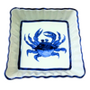 Maryland Blue Crab Kitchen Porcelain Square Serving Dish