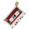 Mixtape Cassette Tape Old World Christmas Holiday Ornament Glass