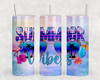 Summer Vibes Sunglasses Flamingo Cocktail 20 Oz Insulated Tumbler w/Lid Straw