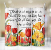 Anyone in Christ New Creation is Here 20 Oz Skinny Metal Tumbler w/Lid and Straw