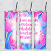 Rejoice in Hope Romans 12:12 Bible Verse  20 Oz  Metal Tumbler w/Lid Straw