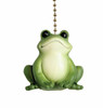 Little Green Froggy Friend Frog Ceiling Fan Pull or Light Pull Chain