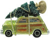 Christmas By Krebs Freshly Cut Christmas Tree Family Car Glass Holiday Ornament