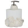 Elegant Natural Beauty Seaside Shells Resin Bathroom Lotion Soap Pump