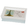 World Traveler Postage Stamp Eiffel Tower Bath Soap Dish