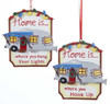 Kurt Adler Decked Out RV Trailer Home is Where You Hook Up Ornaments Set of 2