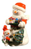 Christmas Santa Snowman Christmas Tree Trinket Box