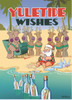 Yuletide Wishes Santa Checking Naughty or Nice List in a Bottle 18 Boxed Cards