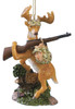 Deer Gets Trophy Man Hunter Christmas Holiday Ornament