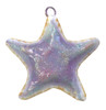 Coastal Starfish Paper Mache Ornaments Assorted Colors Set of 3