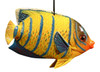 Carribean Reef Tiki Bar Tropical Fish Christmas Ornament 4 Inch ORN36