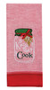 Kiss the Cook Mistletoe Mason Jar Embroidered 28 Inch Kitchen Tea Towel Kay Dee