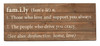 Family Definition Planked Wood 20 Inch Shadowbox Style Wall Plaque