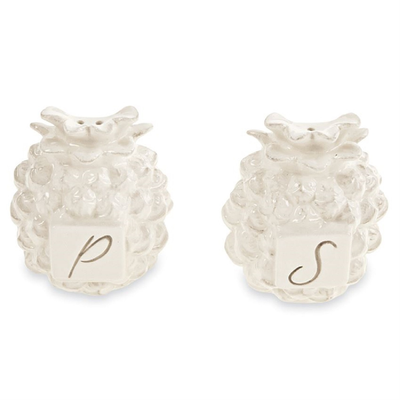 Mud Pie Textured Pineapple Salt And Pepper Shaker Set Mary B