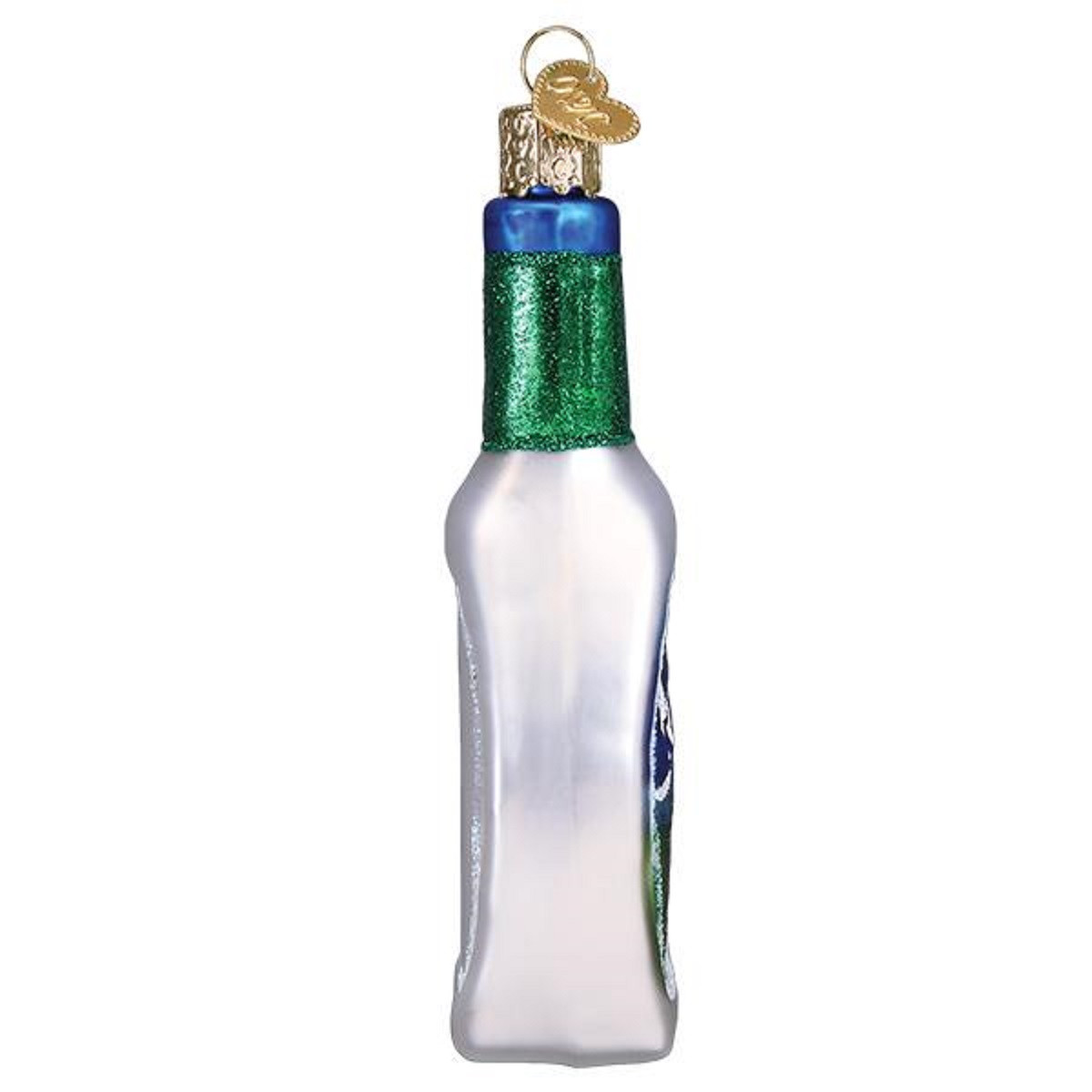 Bottle of Ranch Dressing Christmas Holiday Ornament Glass Mary B