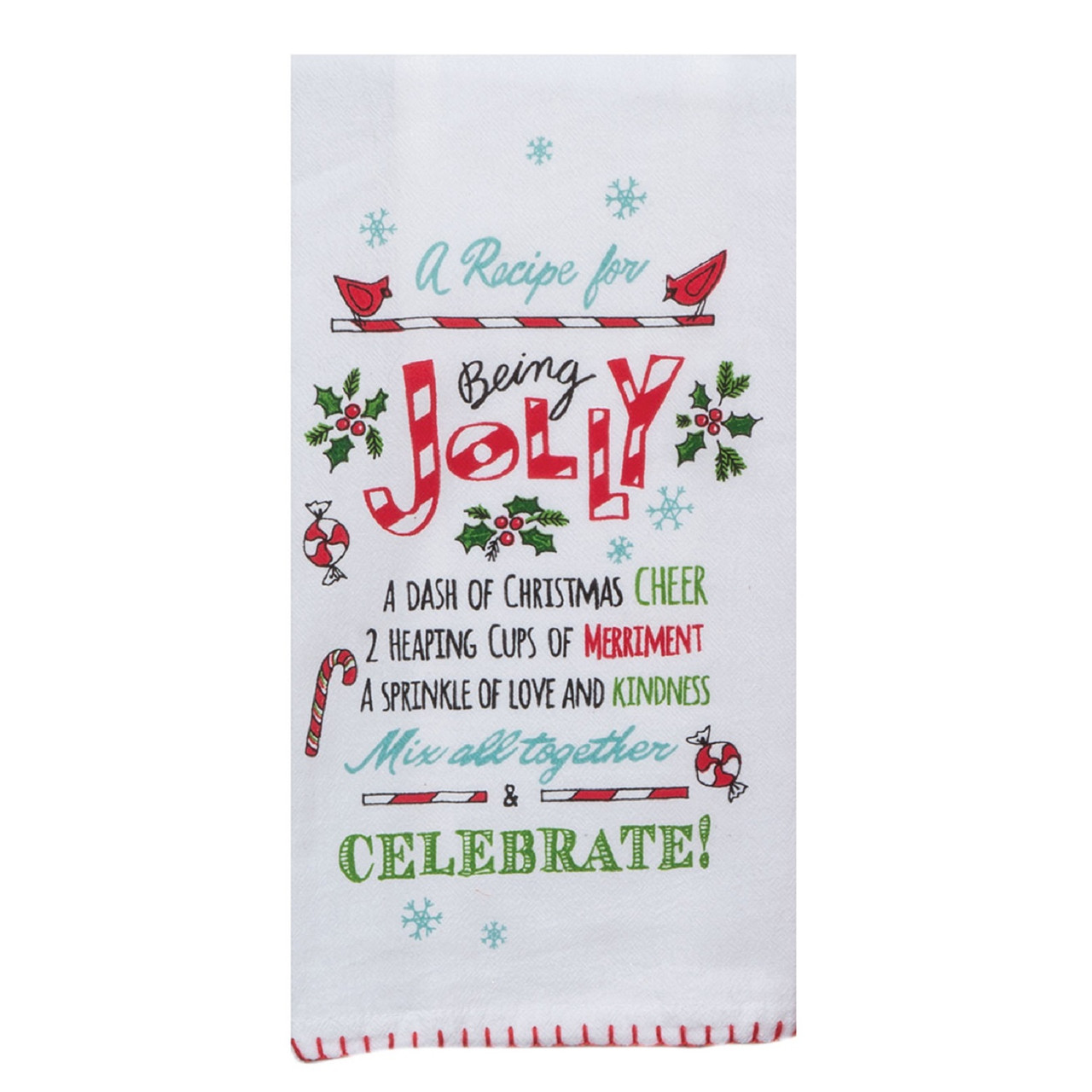 Kay Dee Designs Merry Christmas Season Of Joy Kitchen Towel, Kitchen Towels