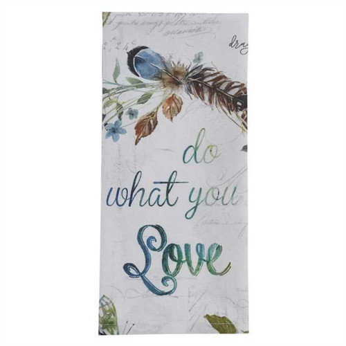 Park Designs Do What You Love Birds and Birdhouses Kitchen Dish Towel