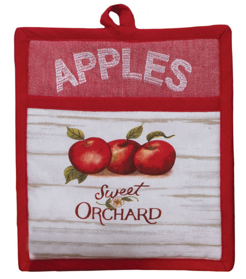 Apple Picking Sweet Orchard Kitchen Pocket Mitt