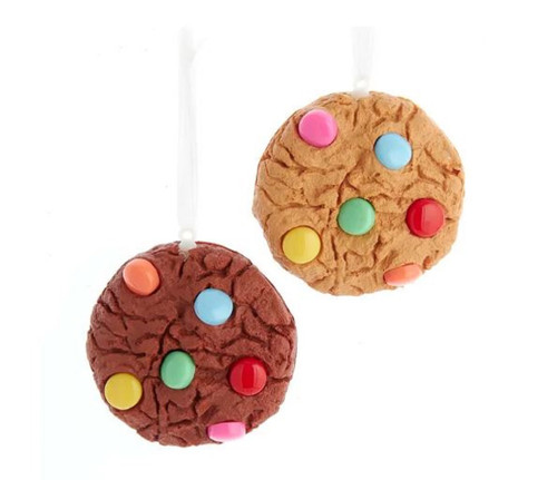 Chocolate Chip Cookies Christmas Holiday Ornaments Set of 2