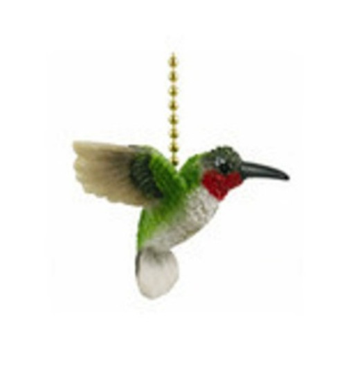 Hummingbird Garden Decoratve Ceiling Fan Light Dimensional Pull