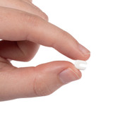 SNAPCAP® Top Stop #10 White Plastic Zipper  (Molded Tooth Chain)