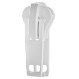 Lenzip® #10 White Style A Double Pull Locking Delrin® Zipper Slider (Molded Tooth Chain)