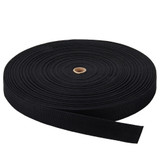 Black Heavy Duty Cotton Webbing