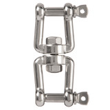 Swivel Jaw & Jaw Shackle 3-3/4" (Stainless Steel)
