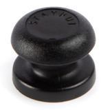 Stayput™ Fastener Shock Cord Knob with Cap Black (5 pack)