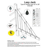 Lazy Jack System (4-Leg) – Boats 32'-38'