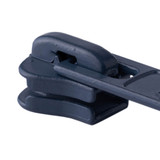 Lenzip® #10 Navy Style B Single Locking Metal Zipper Pull (Molded Tooth Chain)
