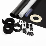 Sailrite® Tool Roll With Zippered Pouches Kit Black