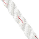 New England Ropes Premium 3-Strand Nylon Line 5/8" (16mm) White