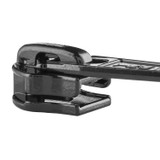YKK® #10 Black Style A Single Pull Locking Metal Zipper Slider (Coil Chain)
