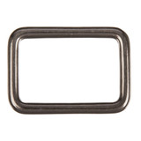 Rectangle Rings 1" Gunmetal (12 pack)