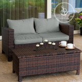 Sunbrella® 16001-0009 Blend Mist 54" Upholstery Fabric
